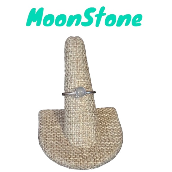 Vintage 60s moonstone ring ladies - Picture 1 of 10